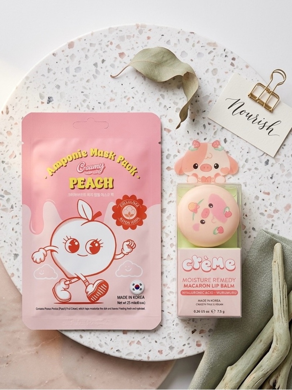 Korean Skincare Duo- the crème shop & Creamy heart me
